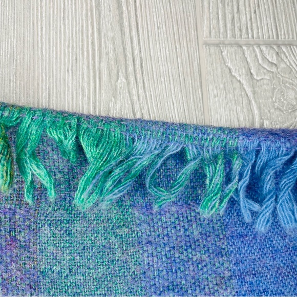 Avoca Handweavers Pure Wool Throw Blanket rouglt 73”x 50” handcrafted Ireland - Picture 8 of 9